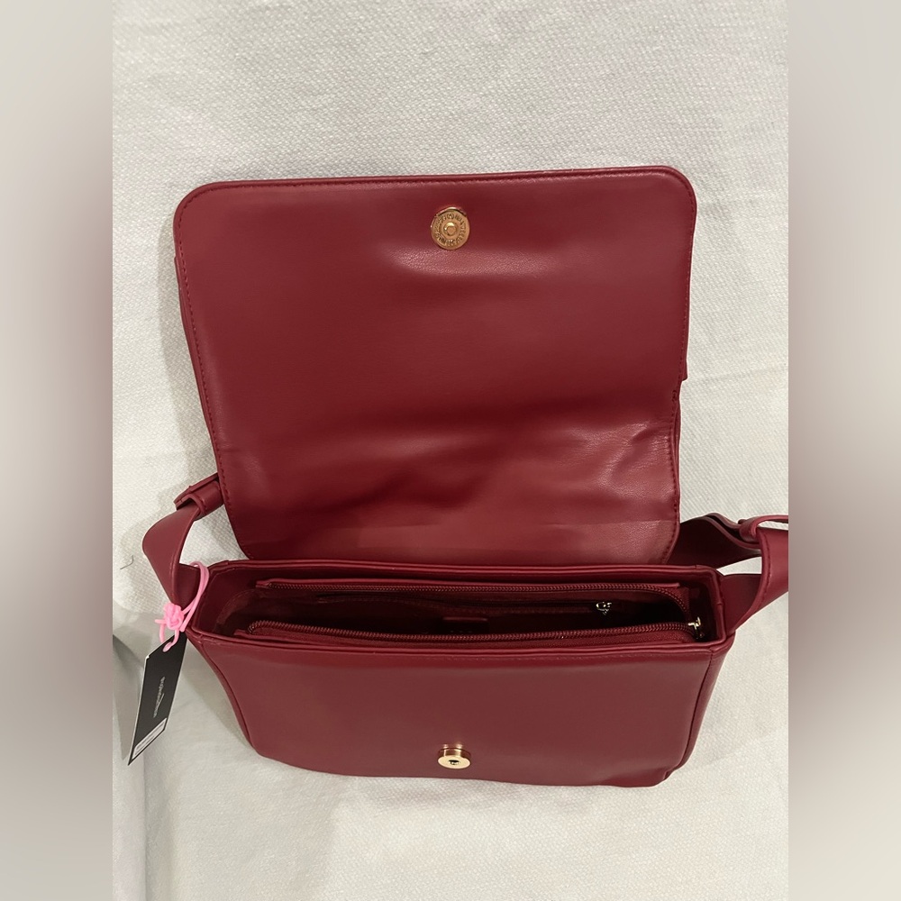 Shoulder bag Red Like Dreams Elena Bow vengan leather shoulder